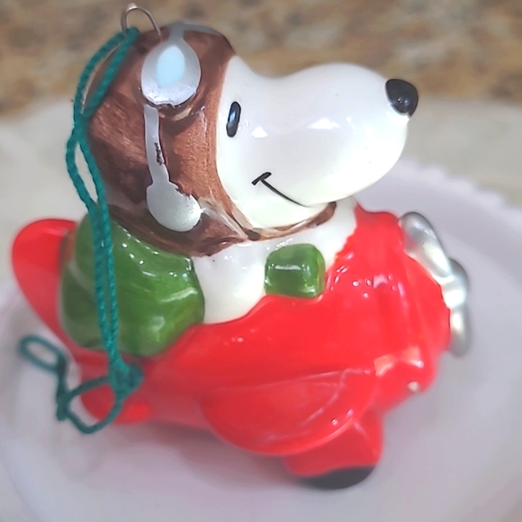 MCM Snoopy "Red Baron" Xmas Ornament - Picture 2 of 5